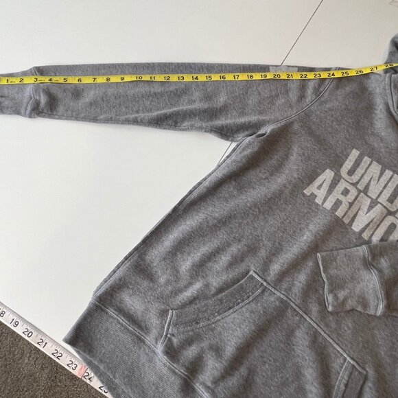 Under Armour Gray Pullover Hoodie Casual Loose Outdoors Women's - Size M - Picture 7 of 8